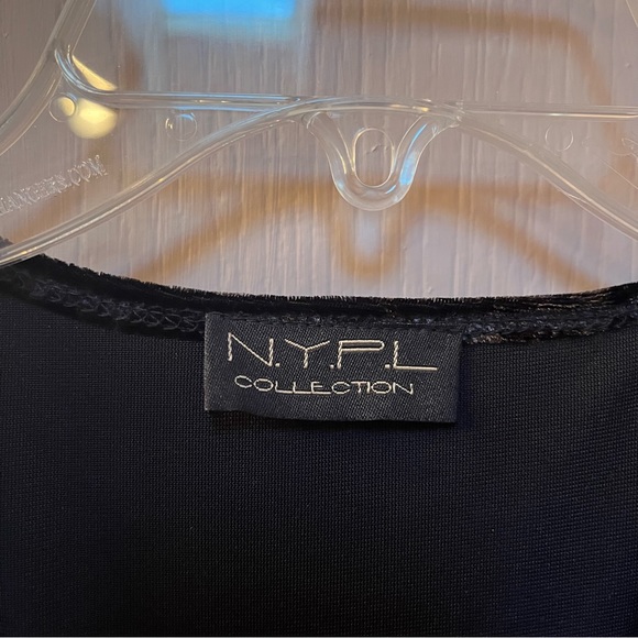 NYPL Connection Velvet and Pearl Tank Top Dress - Picture 5 of 5